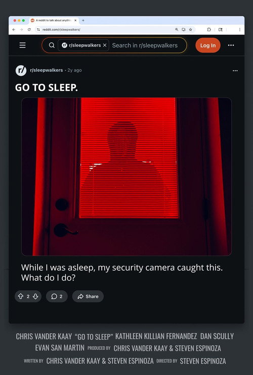 Go To Sleep.